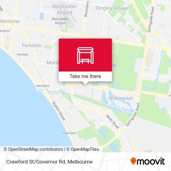 Crawford St/Governor Rd map