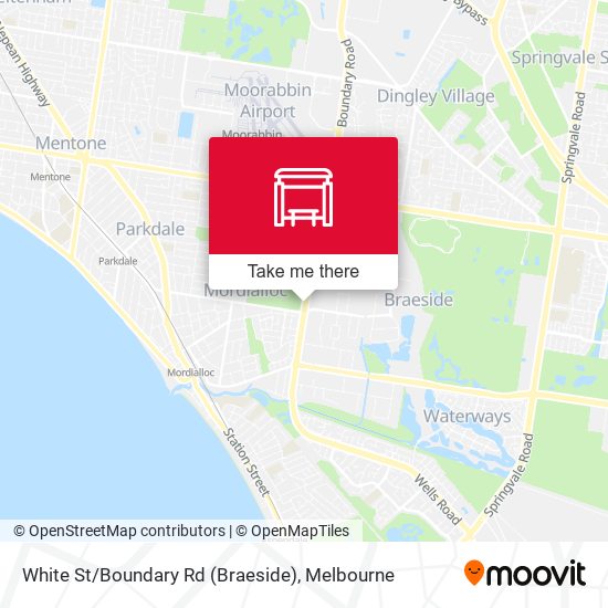 White St / Boundary Rd (Braeside) map