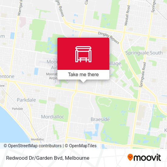 Redwood Dr/Garden Bvd map