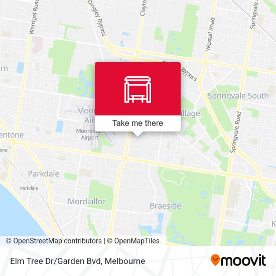 Elm Tree Dr/Garden Bvd map