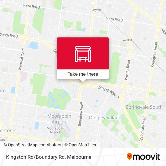 Kingston Rd/Boundary Rd map