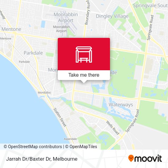 Jarrah Dr/Baxter Dr map