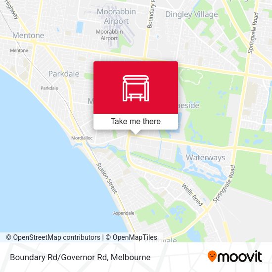 Boundary Rd/Governor Rd map