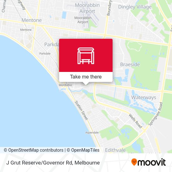J Grut Reserve/Governor Rd map