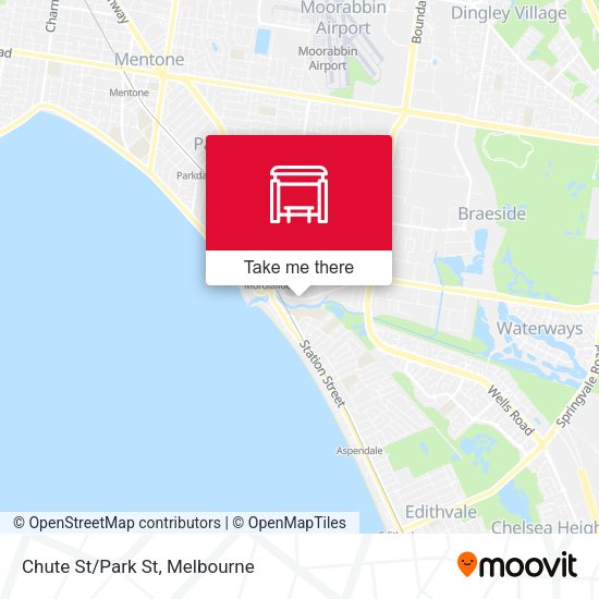 Chute St/Park St map