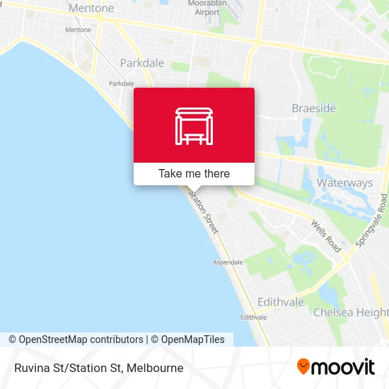 Mapa Ruvina St/Station St