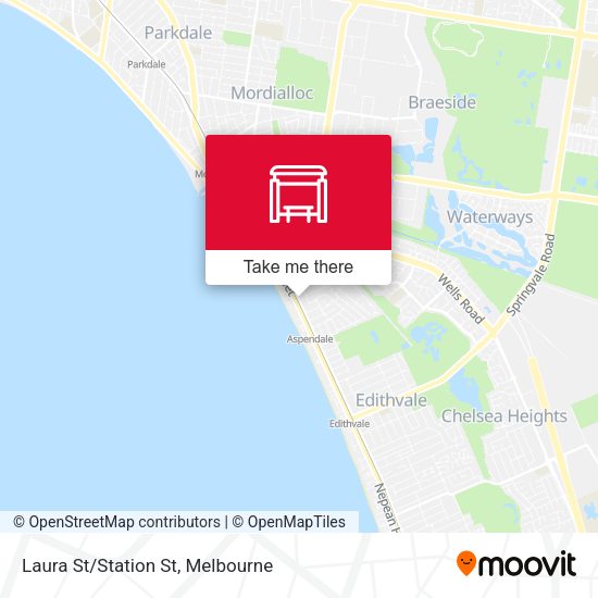 Laura St/Station St map