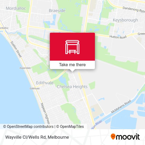 Wayville Cl/Wells Rd map