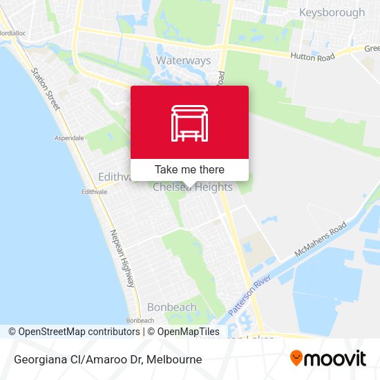 Georgiana Cl/Amaroo Dr map