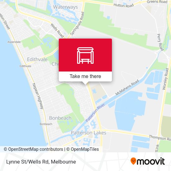 Lynne St/Wells Rd map