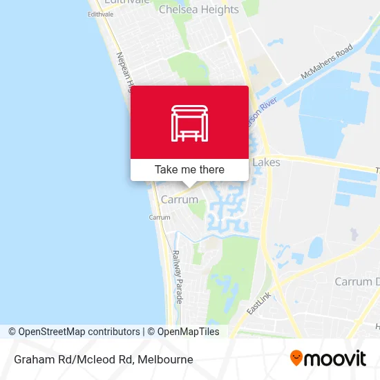 Mapa Graham Rd/Mcleod Rd