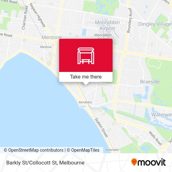 Barkly St/Collocott St map