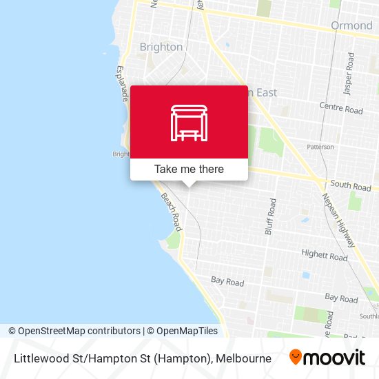 Littlewood St / Hampton St map