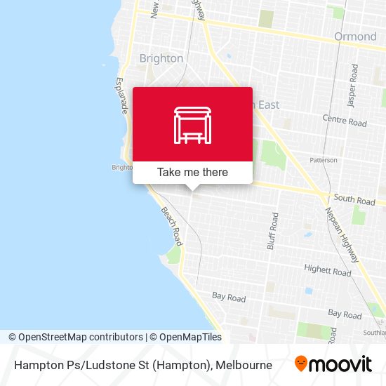 Hampton Ps / Ludstone St map