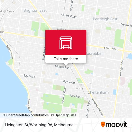 Livingston St/Worthing Rd map