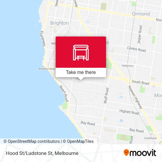 Hood St/Ludstone St map