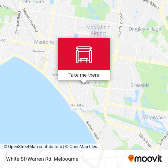 White St/Warren Rd map