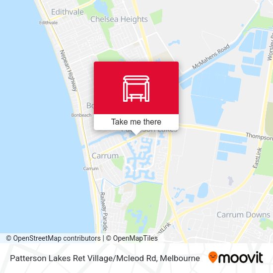 Patterson Lakes Ret Village / Mcleod Rd map