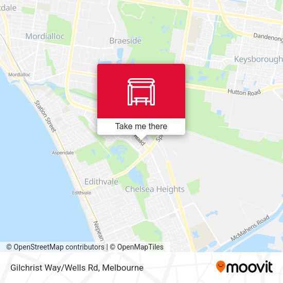 Gilchrist Way/Wells Rd map