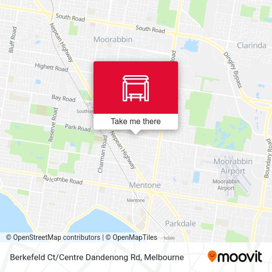 Berkefeld Ct / Centre Dandenong Rd map