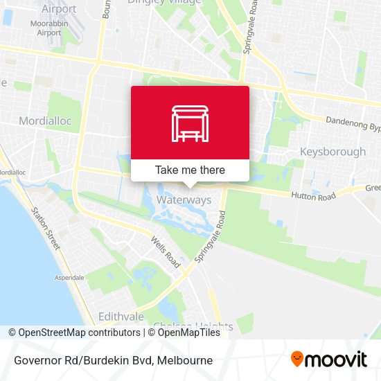 Governor Rd/Burdekin Bvd map