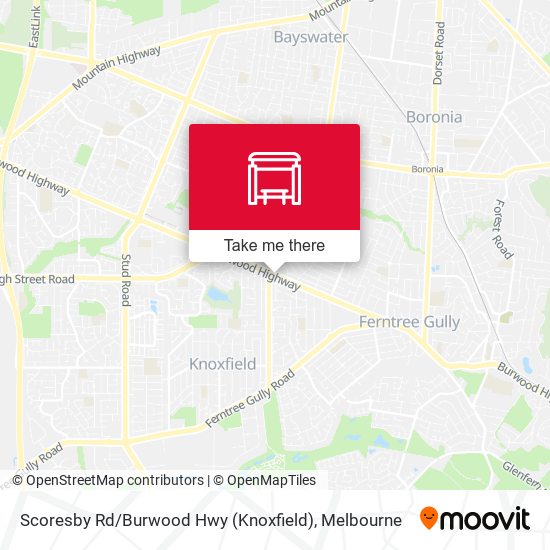 Scoresby Rd / Burwood Hwy (Knoxfield) map