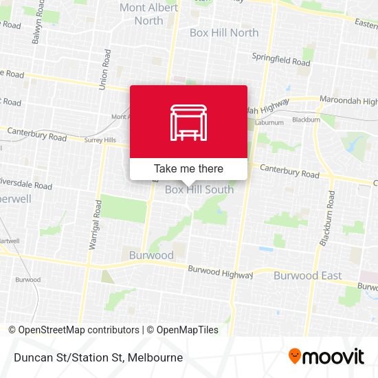 Duncan St/Station St map