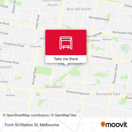 Foch St/Station St map
