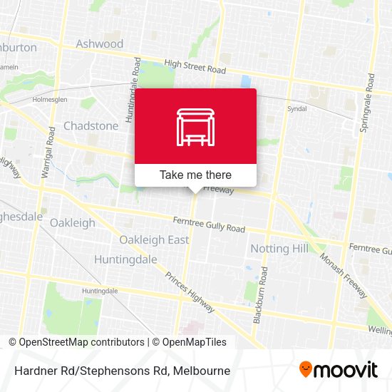 Hardner Rd/Stephensons Rd map