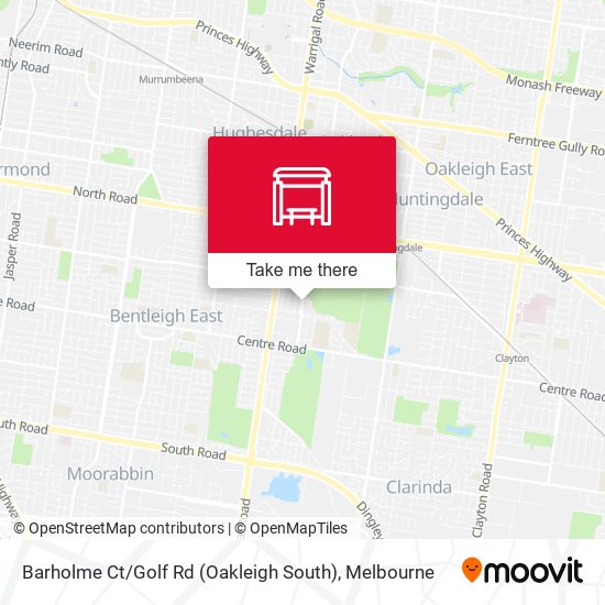 Barholme Ct / Golf Rd (Oakleigh South) map