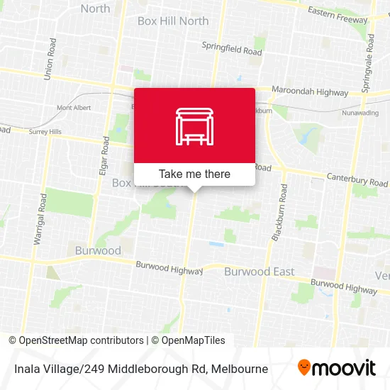 Mapa Inala Village / 249 Middleborough Rd