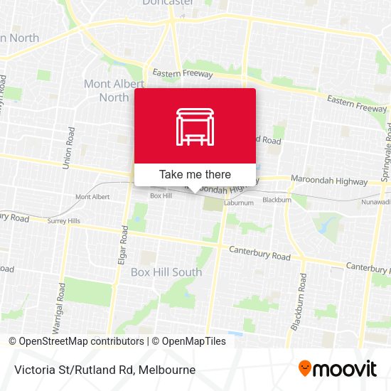 Victoria St/Rutland Rd map