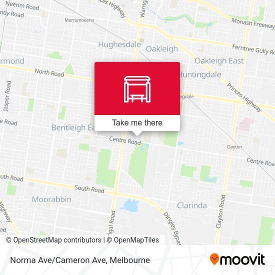 Norma Ave/Cameron Ave map