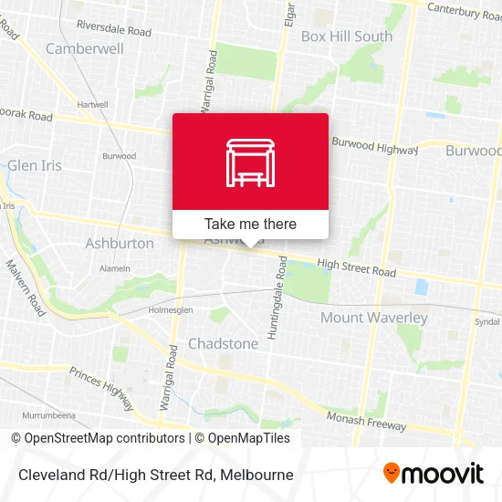 Cleveland Rd/High Street Rd map