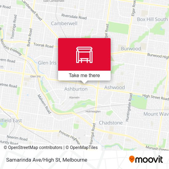 Samarinda Ave/High St map