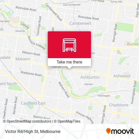 Victor Rd/High St map