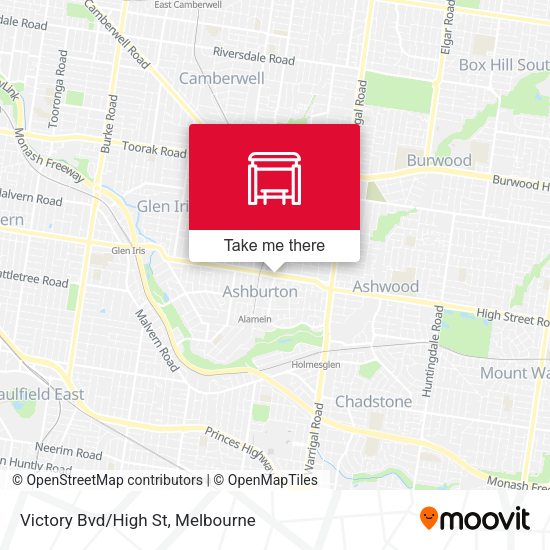 Victory Bvd/High St map