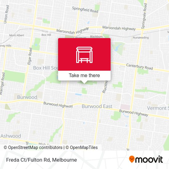 Freda Ct/Fulton Rd map