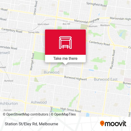 Station St/Eley Rd map