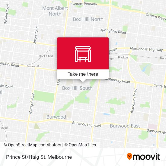Prince St/Haig St map