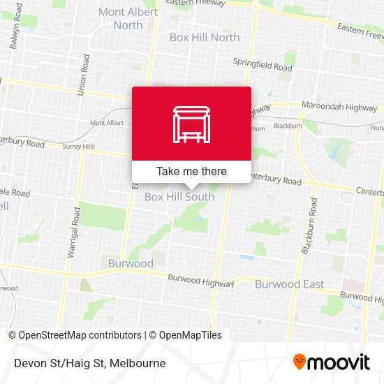Devon St/Haig St map
