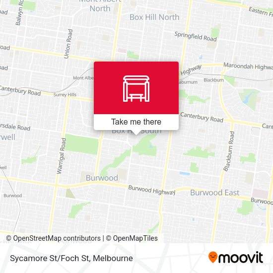 Sycamore St/Foch St map
