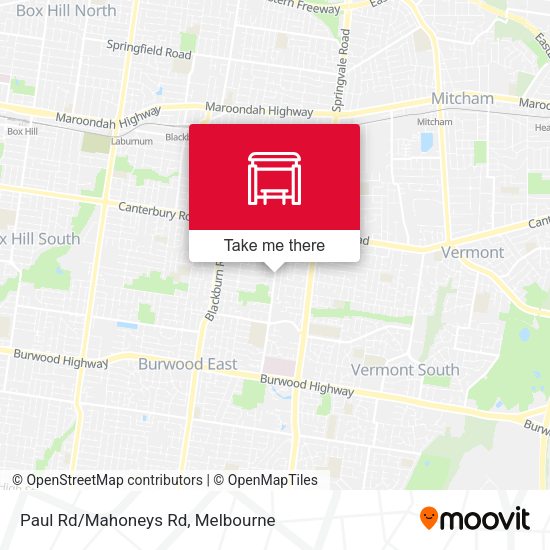Paul Rd/Mahoneys Rd map