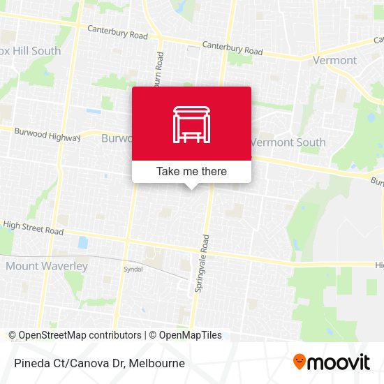Pineda Ct/Canova Dr map