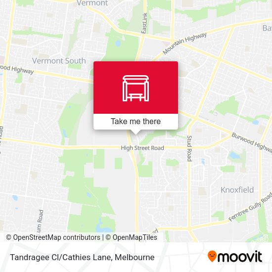Tandragee Cl/Cathies Lane map