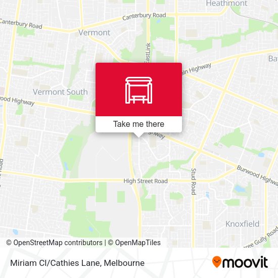 Miriam Cl/Cathies Lane map