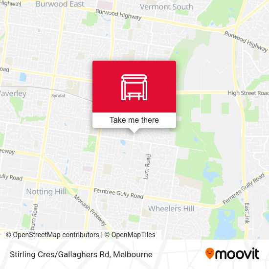 Stirling Cres/Gallaghers Rd map