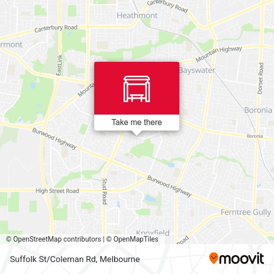 Suffolk St/Coleman Rd map