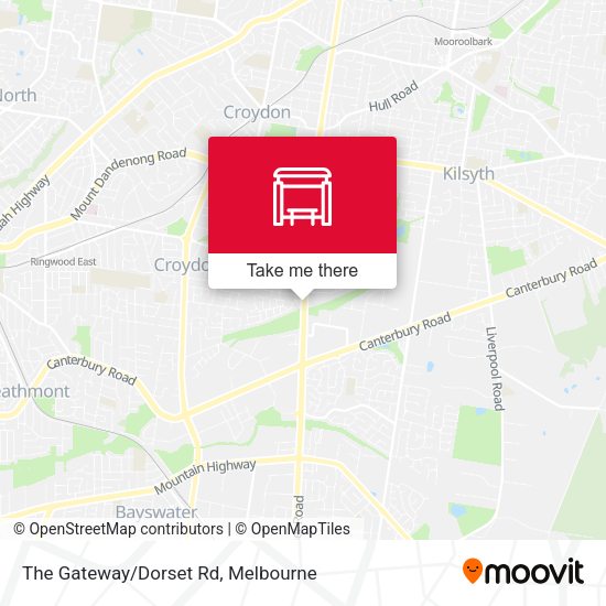 The Gateway/Dorset Rd map