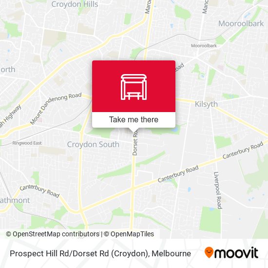 Prospect Hill Rd / Dorset Rd (Croydon) map